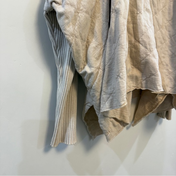 FREE PEOPLE | quilted turtleneck pullover sweater - Picture 8 of 10